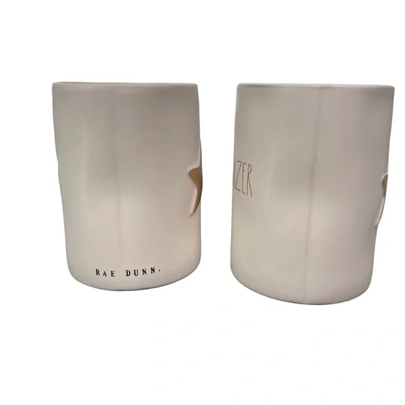 Rae Dunn Scented Candles 2 Stargazer Midnight Orchid gold star ceramic jar - Picture 4 of 9